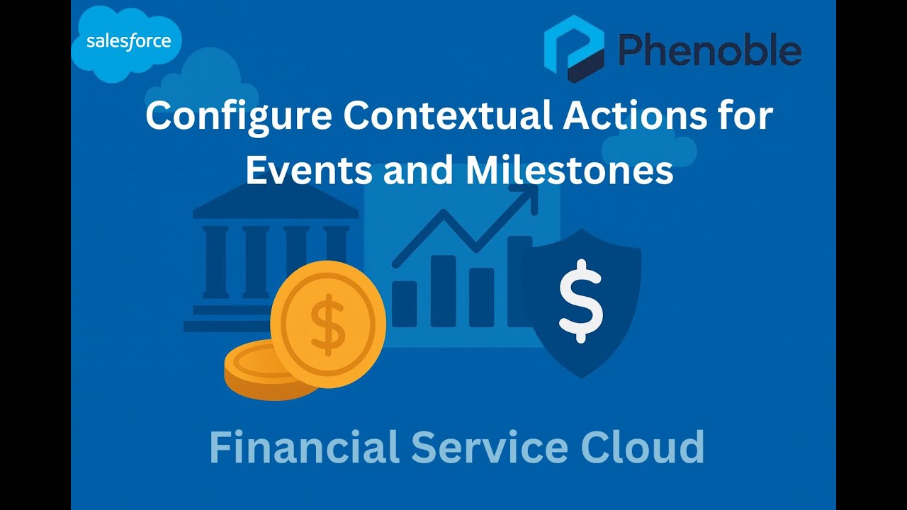 23. Financial Service Cloud: Configure Contextual Actions for Events and Milestones