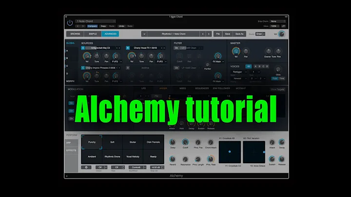 Alchemy Tutorial 1 - Intro
