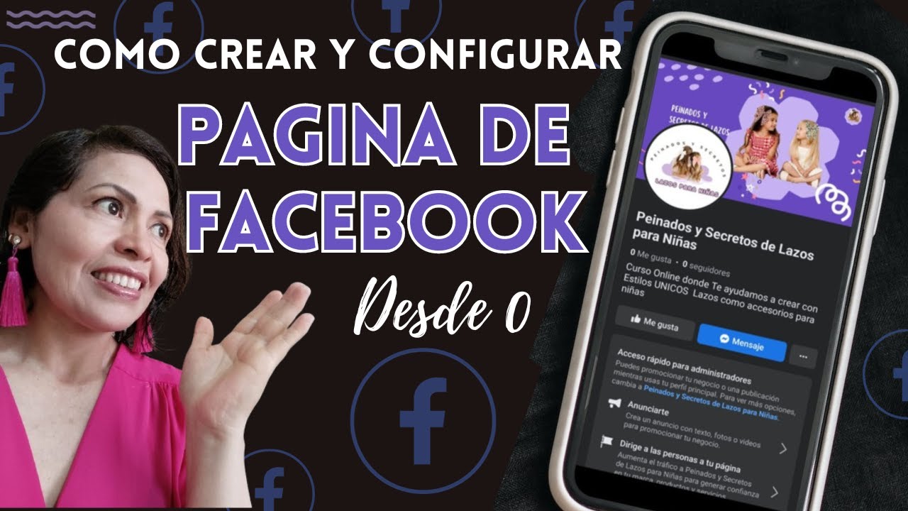 😎Como CREAR una PAGINA DE FACEBOOK I Paso a paso 2024👌 - YouTube