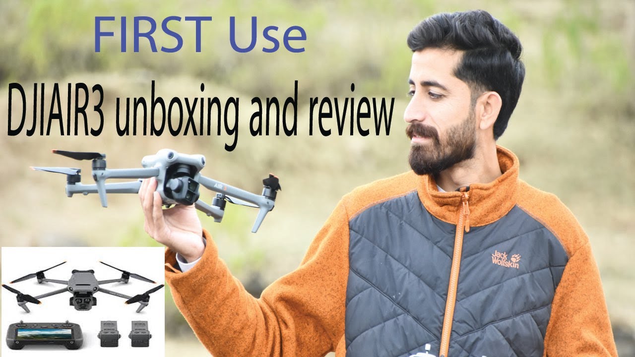 DJI air 3 unboxing and review . DJI air 3 first use.Dji air 3 complete beginners guide
