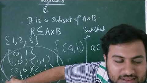 Introduction to Relation, Formation of Relation and numbers of relation || Part-1 || Relation