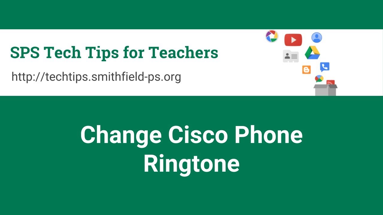 Change Cisco Phone Ringtone YouTube