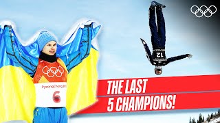 Men's Aerials ⛷ Last 5 Champions! 🥇