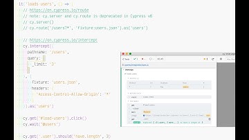 Cypress v6: Network control using cy.intercept introduction