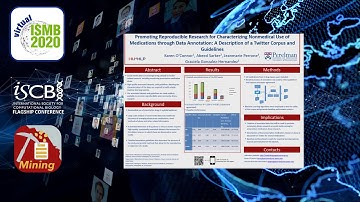 Promoting Reproducible Research for... - Karen Oconnor - Text Mining - ISMB 2020 Posters