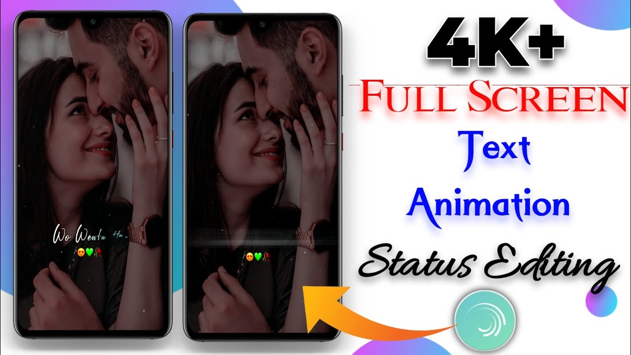 🔥4K+ Full Screen TEXT Animation Video Editing Alight Motion Hindi 🔥 ...