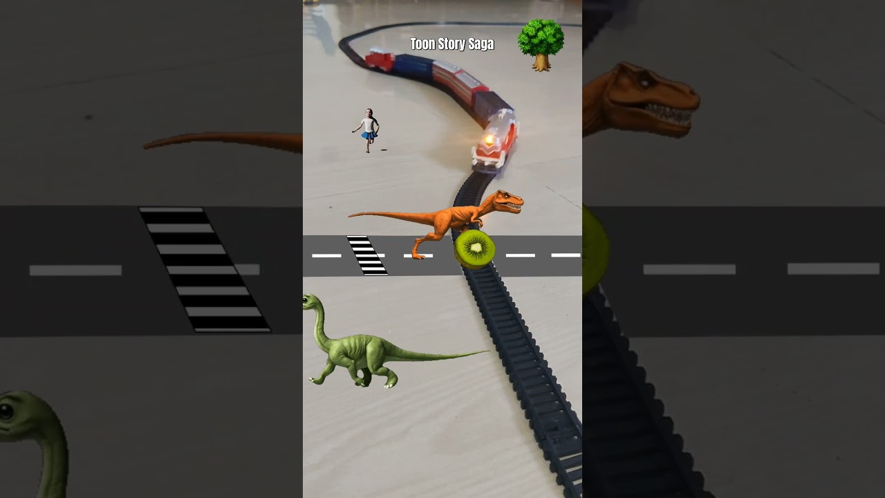 Kiwi and Dinosaur | Trex Cartoon