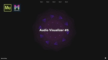 Audio Visualizer Set | Adobe Muse CC | Muse For You