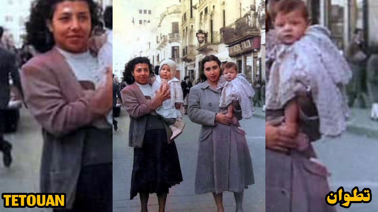 ألبوم صور(2) قديمة نادرة لمدينة #تطوان   الصور أدخلت عليها تقنية التلوين ، تطوان أيام زمان  .