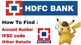 HDFC Bank || How to find account number, IFSC code and other details in HDFC Mobile Banking App 2024 screenshot 2