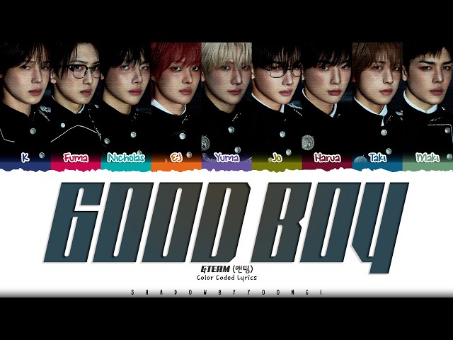 &TEAM メンバー全員お見送り会第5部 &TEAM (アンドチーム) - '五月雨 (Samidare)' Lyrics (Color Coded