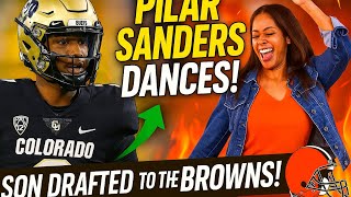 Pilar Sanders Dances with Joy as Son Shedeur Gets Drafted by the Cleveland Browns!