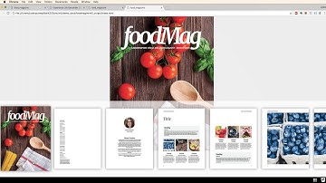 How to Publish a Digital Magazine from InDesign: 4 - Page Thumbnail Navigation Drawer