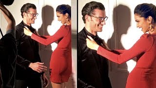 Deepika Padukone Cosy With French Model Aurelien Muller In Paris