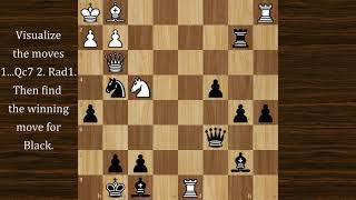 Chess Visualization Exercise Tactic 4