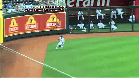 2011/08/18 Varitek's RBI single