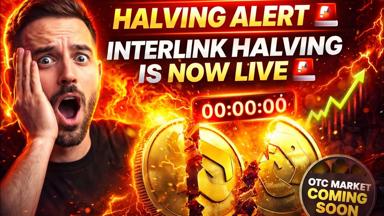 INTERLINK HALVING IS NOW LIVE 🚨 | OTC MARKET COMING SOON.