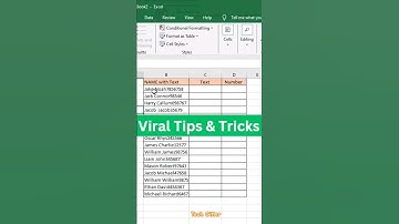 Excel Viral Tips & Tricks