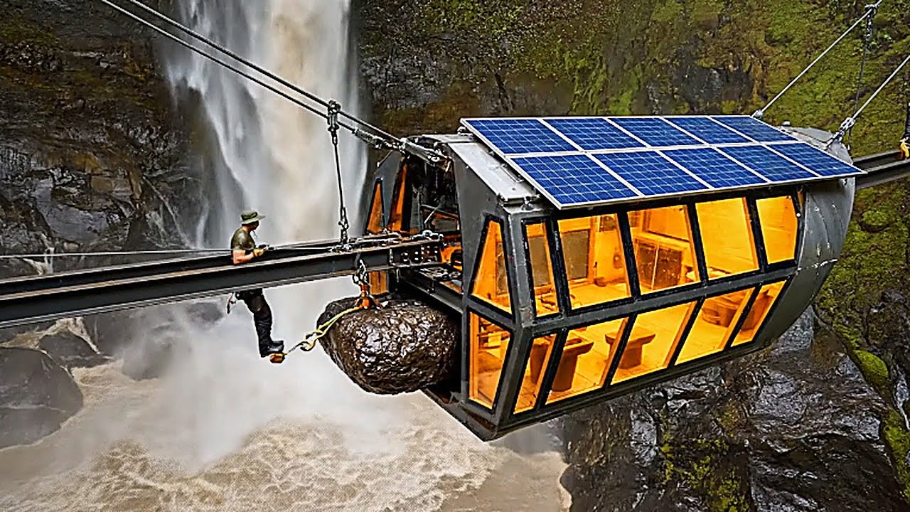 #13: Impossible Engineering: Building a Solar Hanging Cocoon with a Giant Counterweight (ASMR)