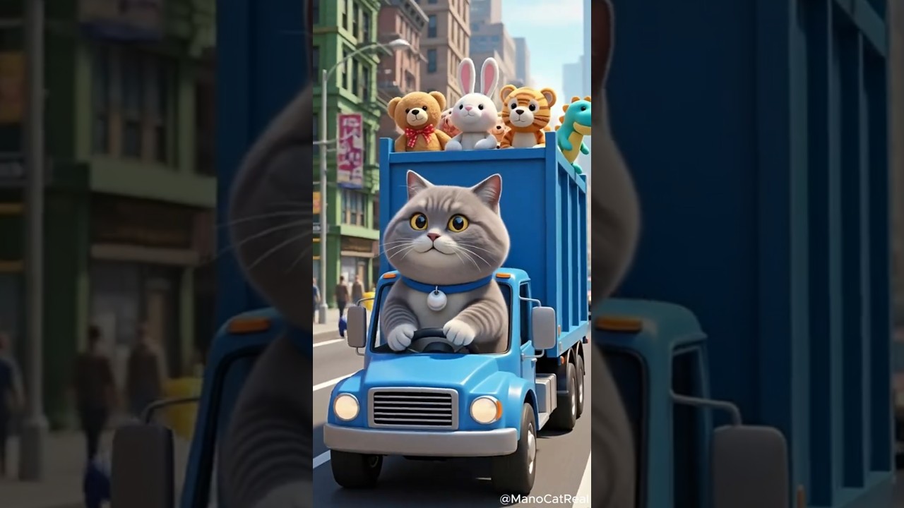 Cat Buys a DUMP TRUCK of PLUSH TOYS for YOU! | Mano Cat 🎁😱 