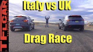 2018 Ranger Rover Velar vs Alfa Romeo Stelvio Drag Race! 2018 Ranger Rover Velar vs Alfa Romeo Stelvio Drag Race!