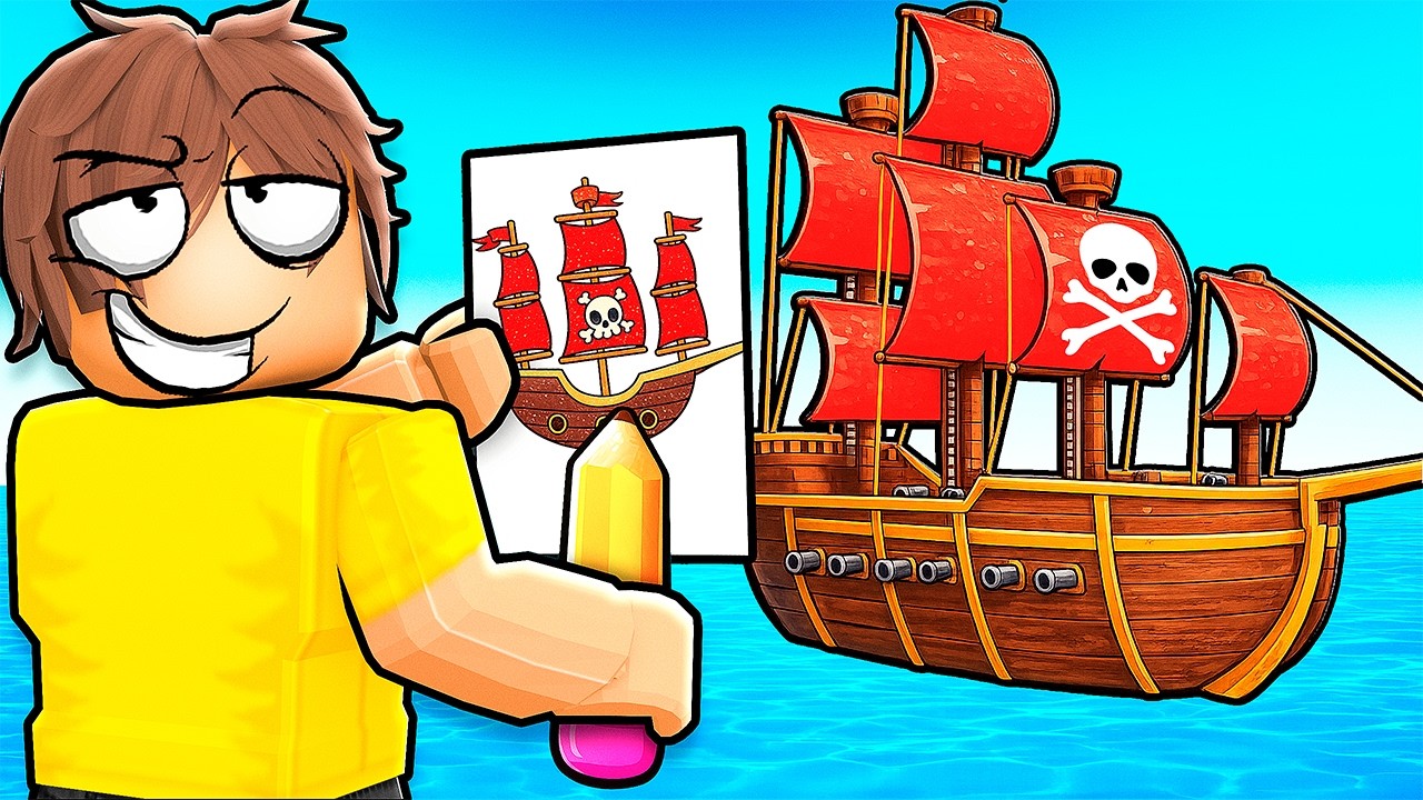 I CHEATED In DRAW YOUR BOAT... (Roblox)