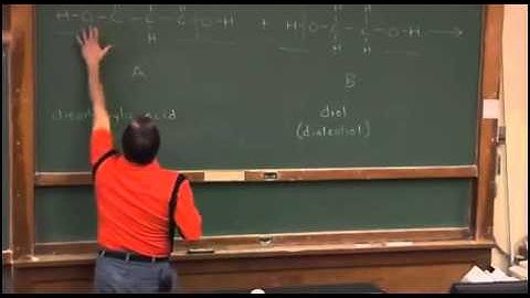 Online chemistry lecture - polymers