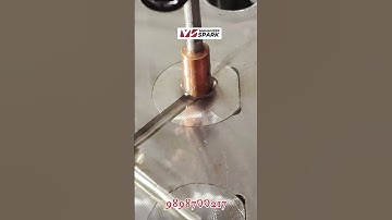 EDMspark work #erosion #edm #spark #machine #edmcutting #mould #copper #plasticmould #machinelovers