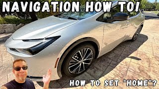 How To Add Your Home Address to the Prius Navigation System