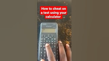 How to cheat on test using your calculator #viral #shorts