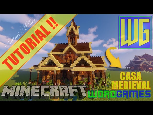 CONSTRUINDO UMA CASA MEDIEVAL #38 (Minecraft 1.16.4) 