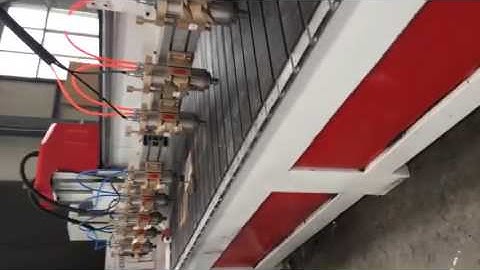 Multi heads woodworking cnc router machine high efficiency 10 spindles wood engraving machine