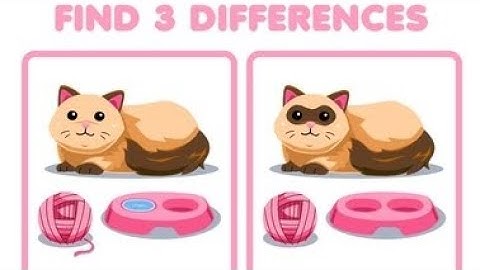 Spot the difference GUESS THE DIFFERENCES VIDEO find the differences #19