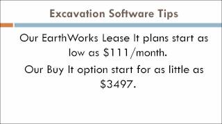 Tip 29: What EarthWorks excavation software is best for a medium company with a single office