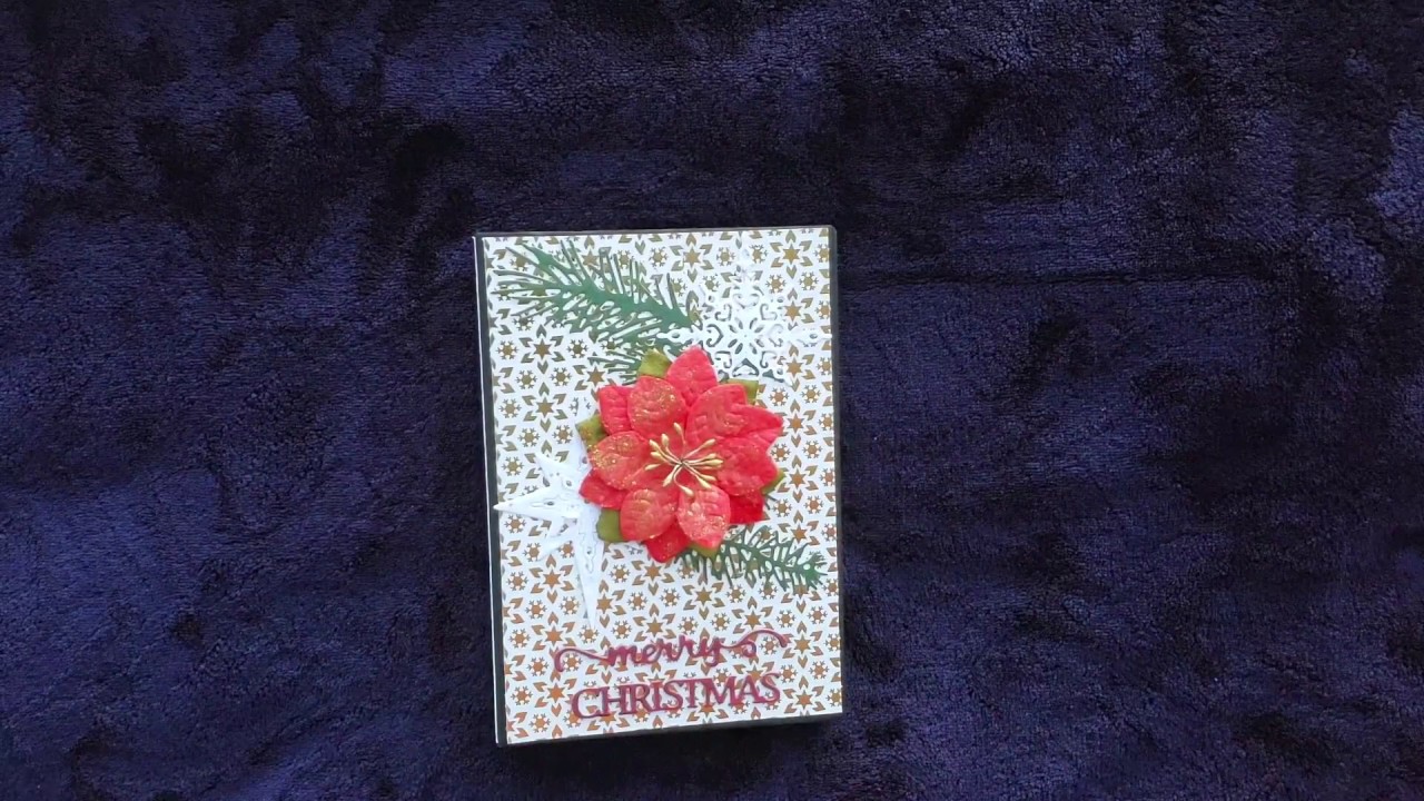 Christmas Mini album - Flip up Folio album sharingbox