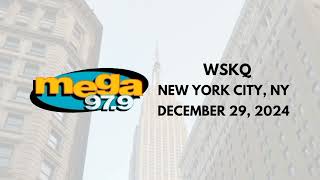 WSKQ New York City, NY (Mega 97.9) | Jingle & Hourly Station ID | December 29, 2024