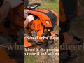 New Seated  Four Wheel Drive Diesel Micro Tiller #engineering #tools #farming  #machine #welding