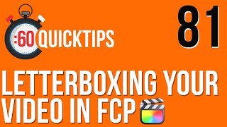Ep 81 Letterboxing Your Video in FCP
In this :60 QuickTip, Mark shows you a few ways to create letterbox effects in FCP. Check out our Final Cut Pro plugins here: https://bit.ly/rippleplugins
#FCP
#Letterbox
#Effects
Twitter: https://twitter.com/RippleTraining
Facebook: https://www.facebook.com/rippletraining Ep 81 Letterboxing Your Video in FCP