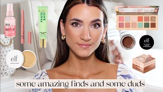 What's New at the DRUGSTORE 2022! New elf eyeshadow, Milani primer and Essence DUPE for Glow Recipe?