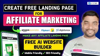 Create a Free Landing Page For Affiliate Marketing Within 10 Minutes | Site123 Landing Page Tutorial