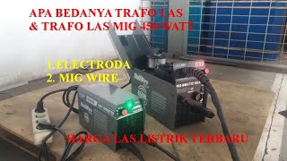 What is the difference.!!  Welding transformer with a mig welding machine without gas..?  Let's see