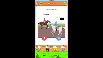 Braindom 2 Level 4 Who is winner, Level 45 Who is winner Answers and Solutions