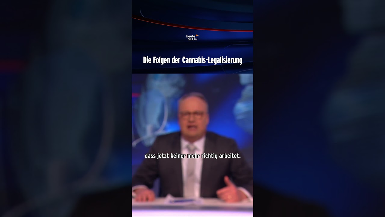 Die Folgen der Cannabis-Legalisierung | heute-show 