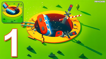 Whole in Hole: Black Hole Game - Gameplay Walkthrough Part 1 - Level 1-43 (iOS, Android)