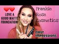 Testing out my Frankie Rose Cosmetics PR! First impressions!