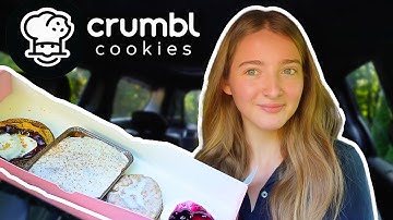 Trying Crumbl Cookies For The First Time!