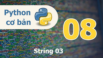 Lập trình Python cơ bản - Bài 08: String 03
