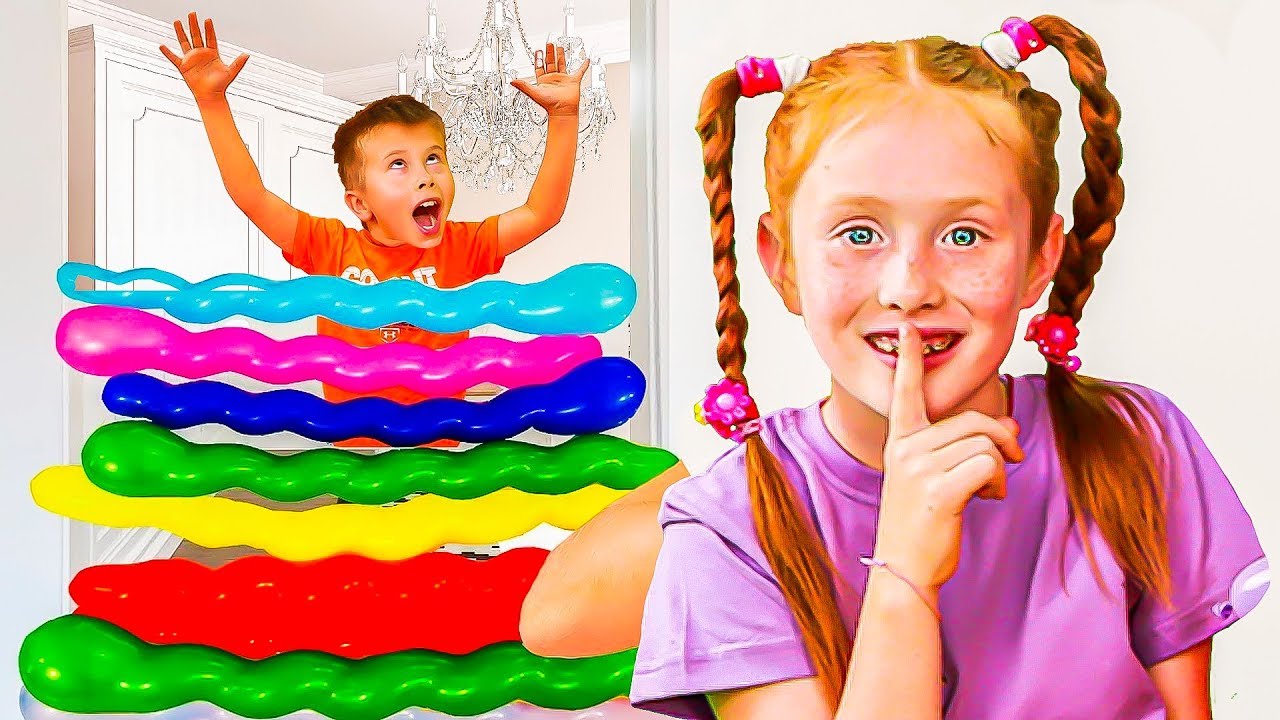 Kirill And Milana Kids Play With Balloons YouTube kirill-and-milana-kids-play-with-balloons-youtube