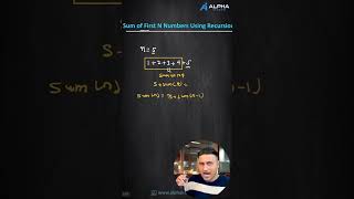 [DAY-35/365] DSA problem solving series| Sum of 1st N numbers using recursion| #dsa #interview