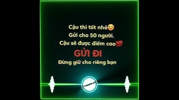 chúc thi tốt nha Dốn chanel)